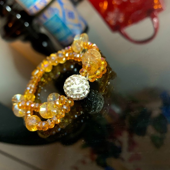 Shiny crystals bracelet🤎 - Picture 1 of 6